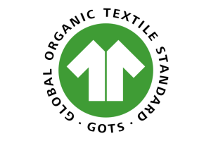 Global Organic Textile Standard logo on a white background 