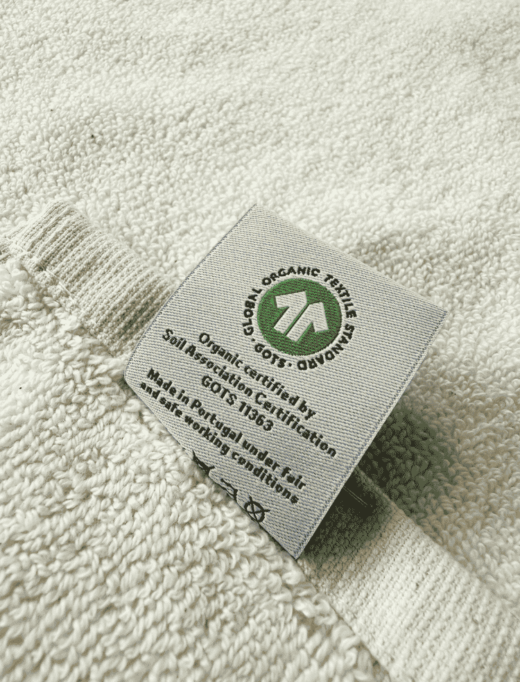 organic cotton bath mat - gots certified