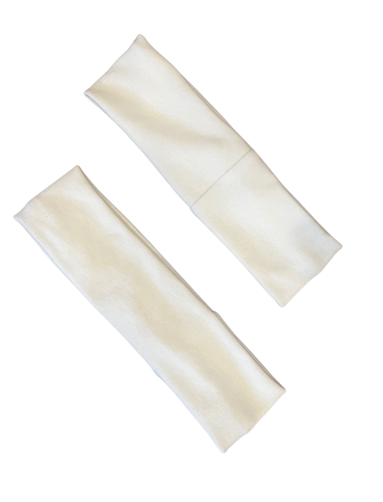 undyed and unbleached organic cotton jersey headband 