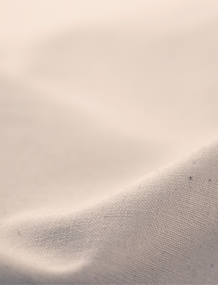 crisp undyed natural organic cotton bed linen 