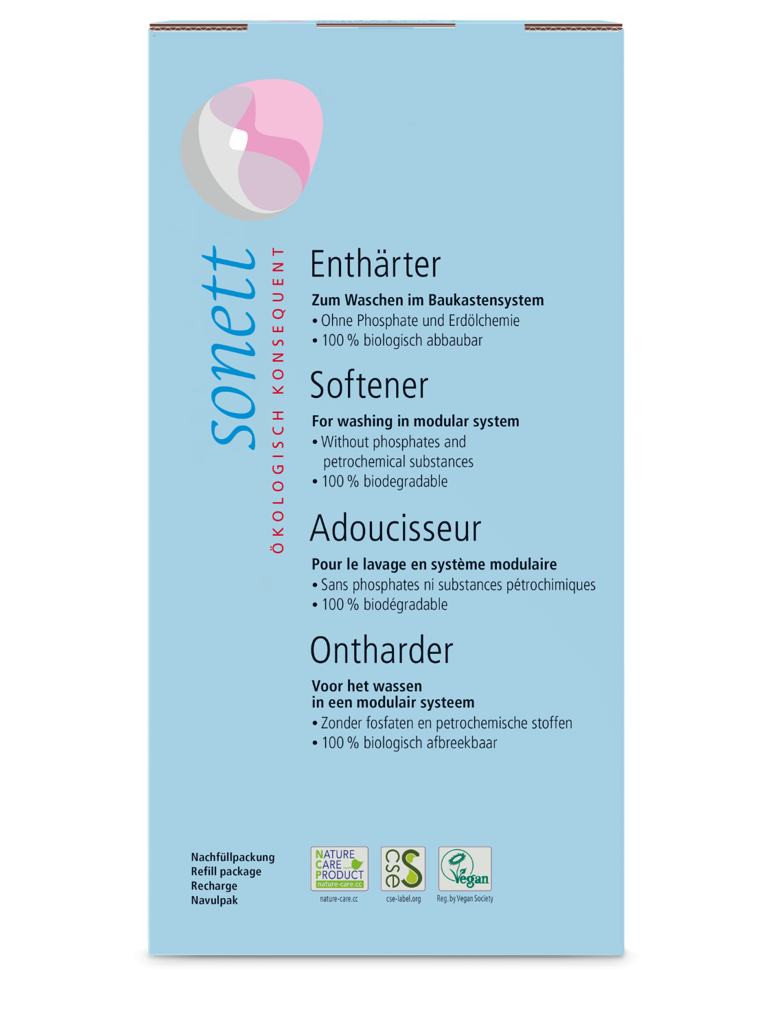 Sonett water softener - all natural