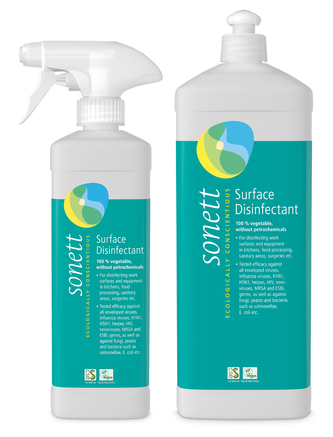 Natural alternative to surface disinfectant - from sonett