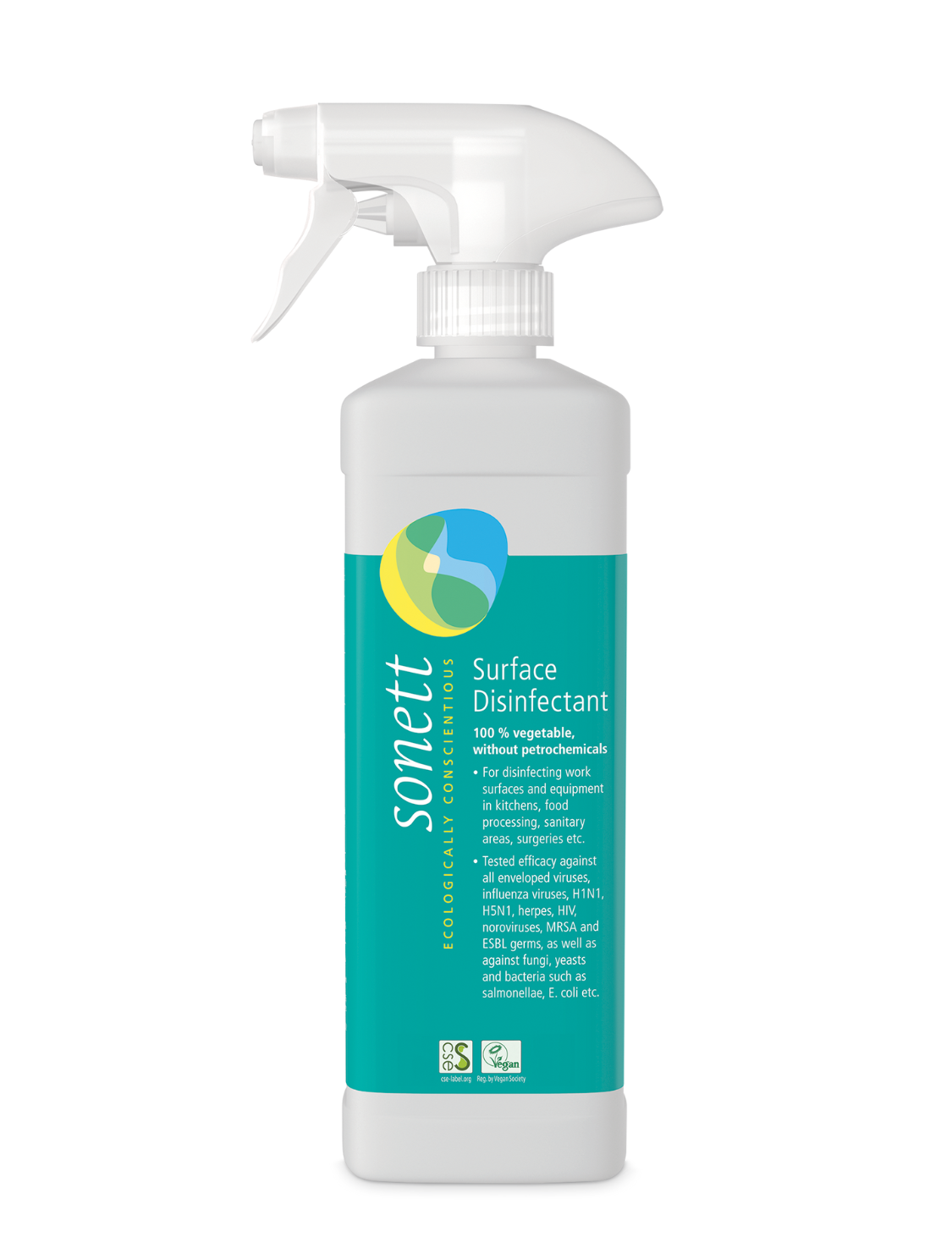 Natural alternative to surface disinfectant - from sonett