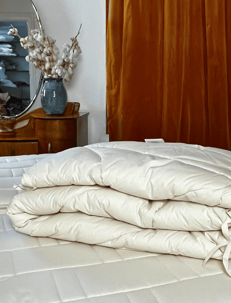 7 zone natural mattress with organic undyed cotton cover 