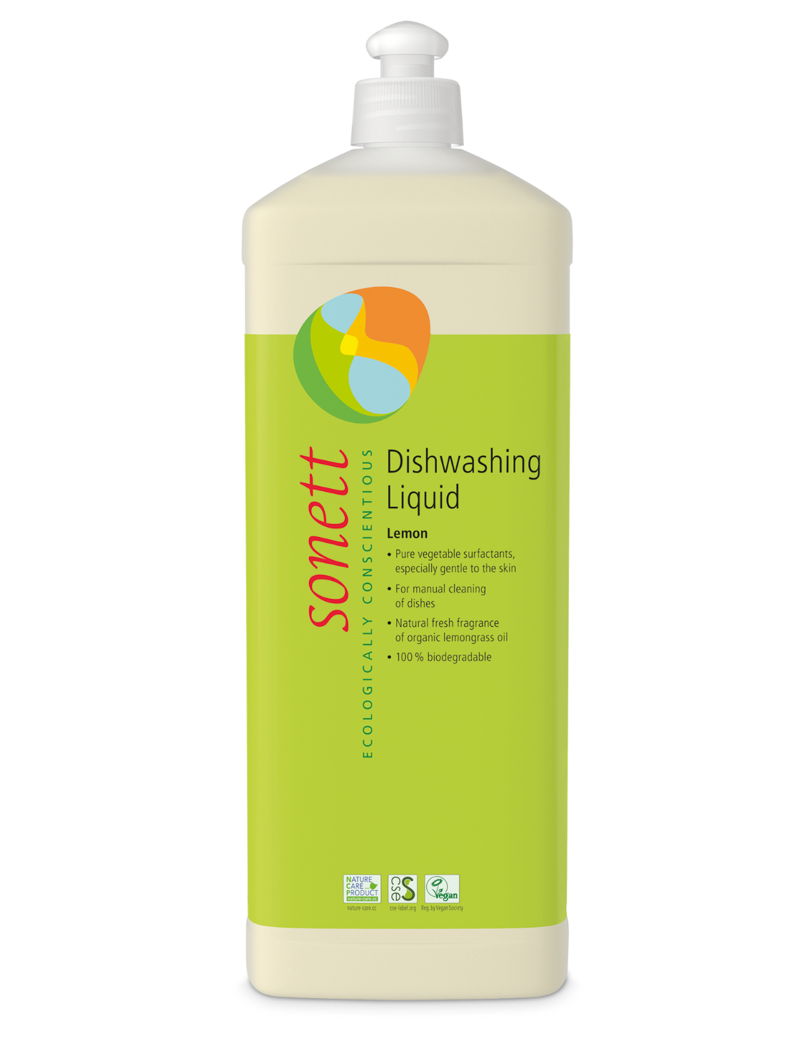 Sonett washing up liquid - lemon, effective natural washing up liquid