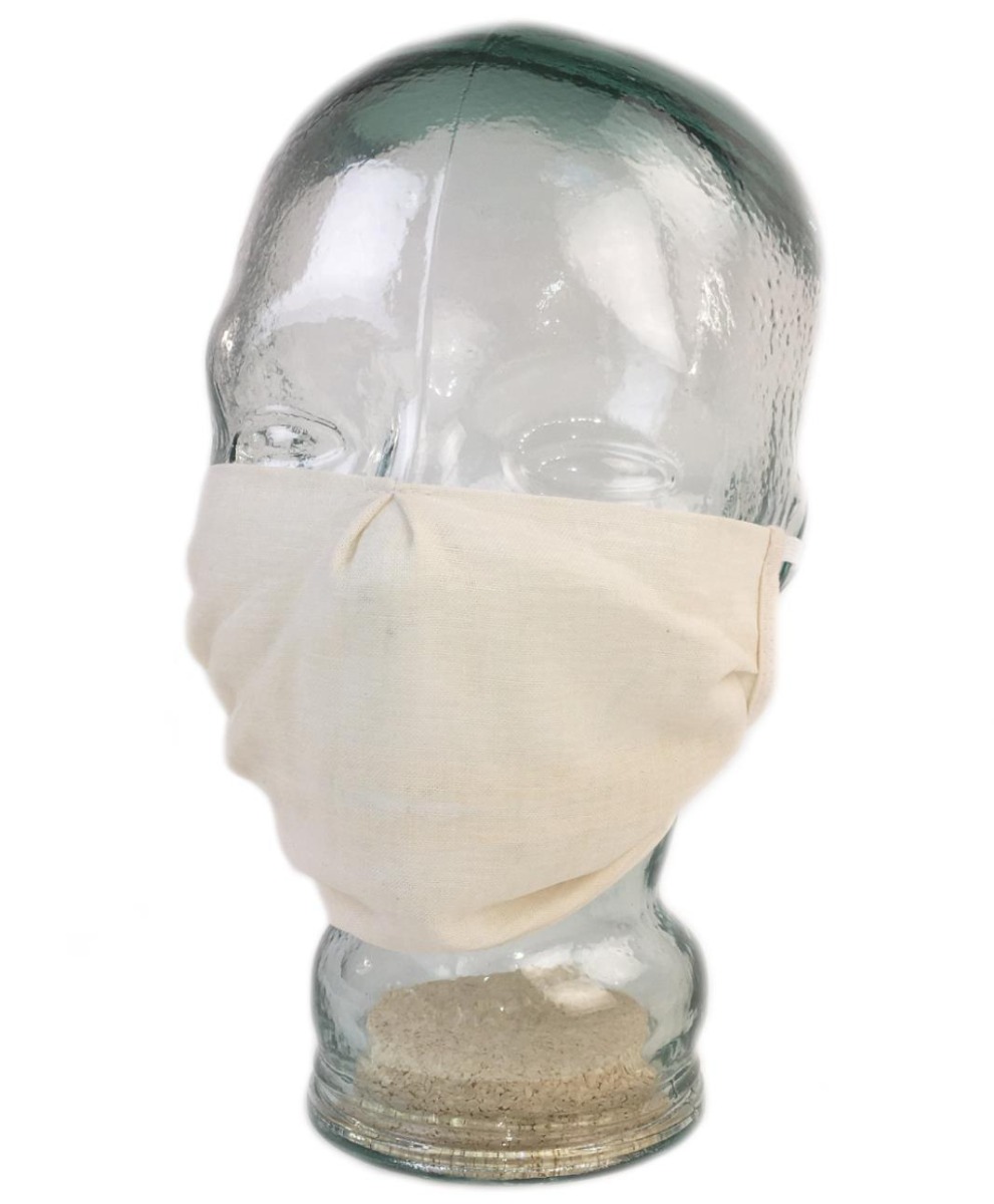 organic cotton voile facemask 
