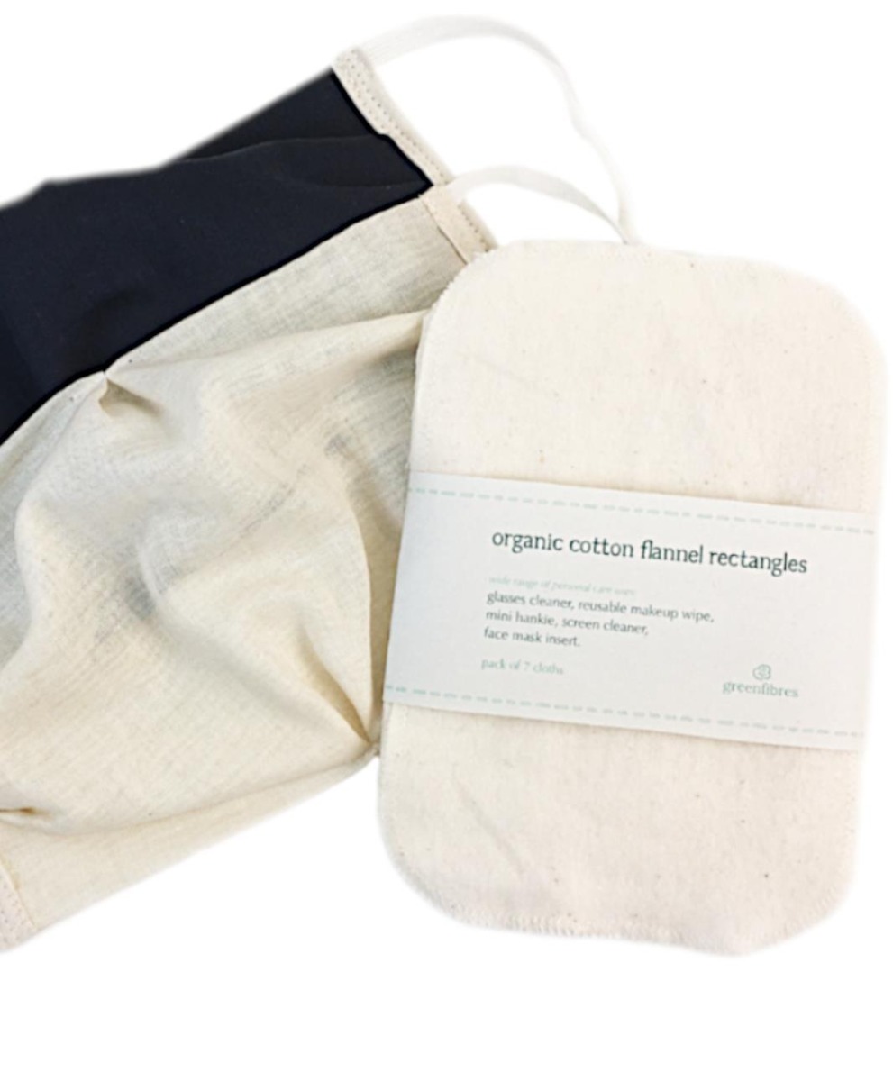 organic cotton voile facemask 