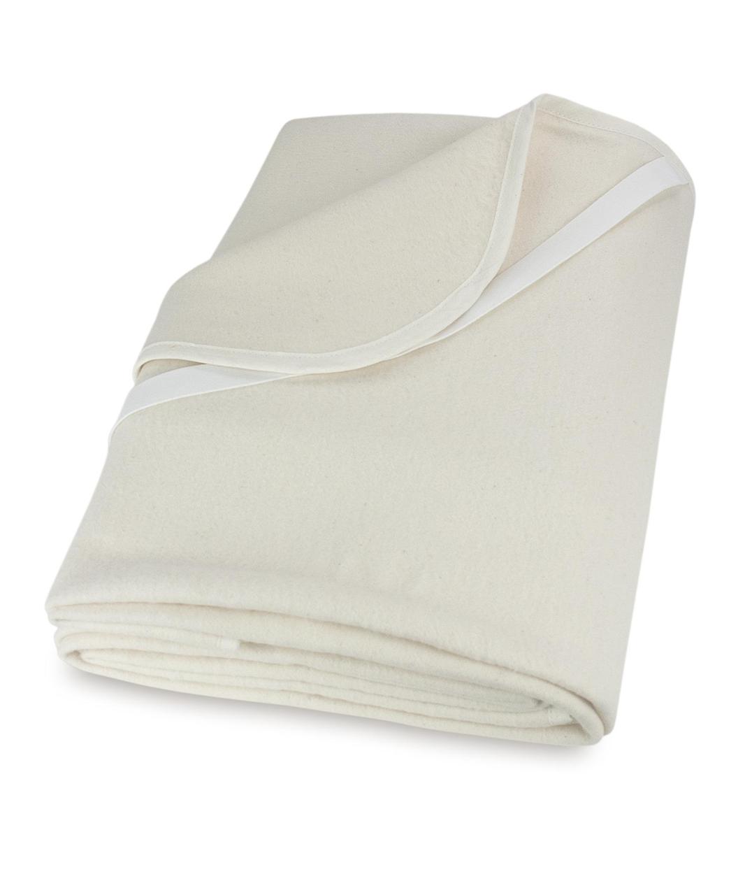 organic cotton mattress protector with elastic straps 