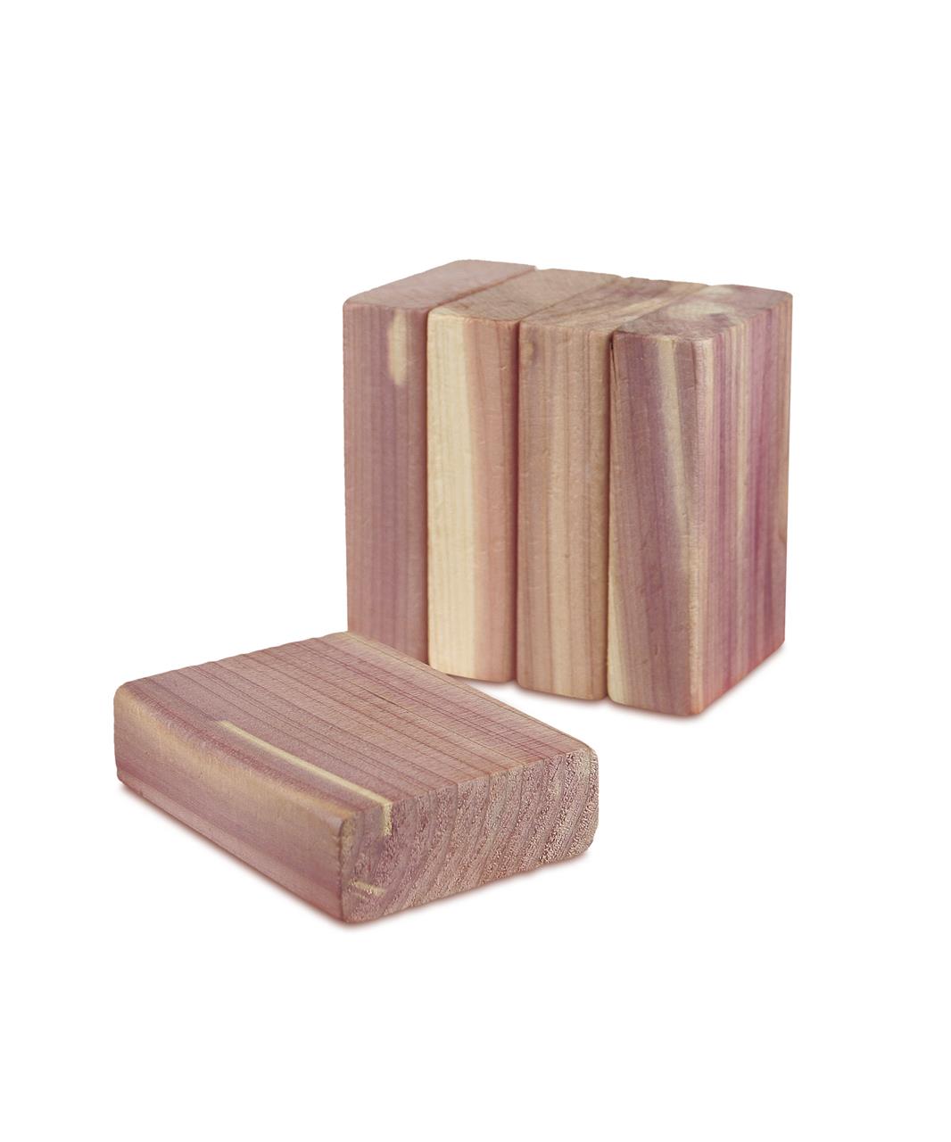 American red cedar wood blocks to repel moths naturally
