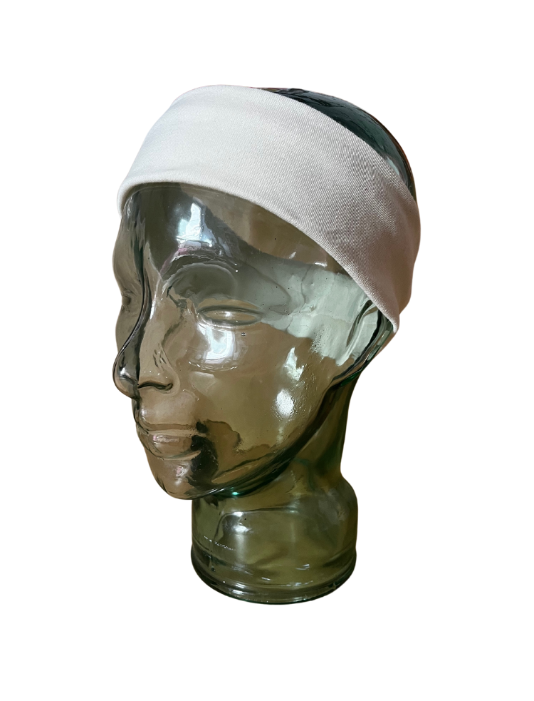 undyed and unbleached organic cotton jersey headband 