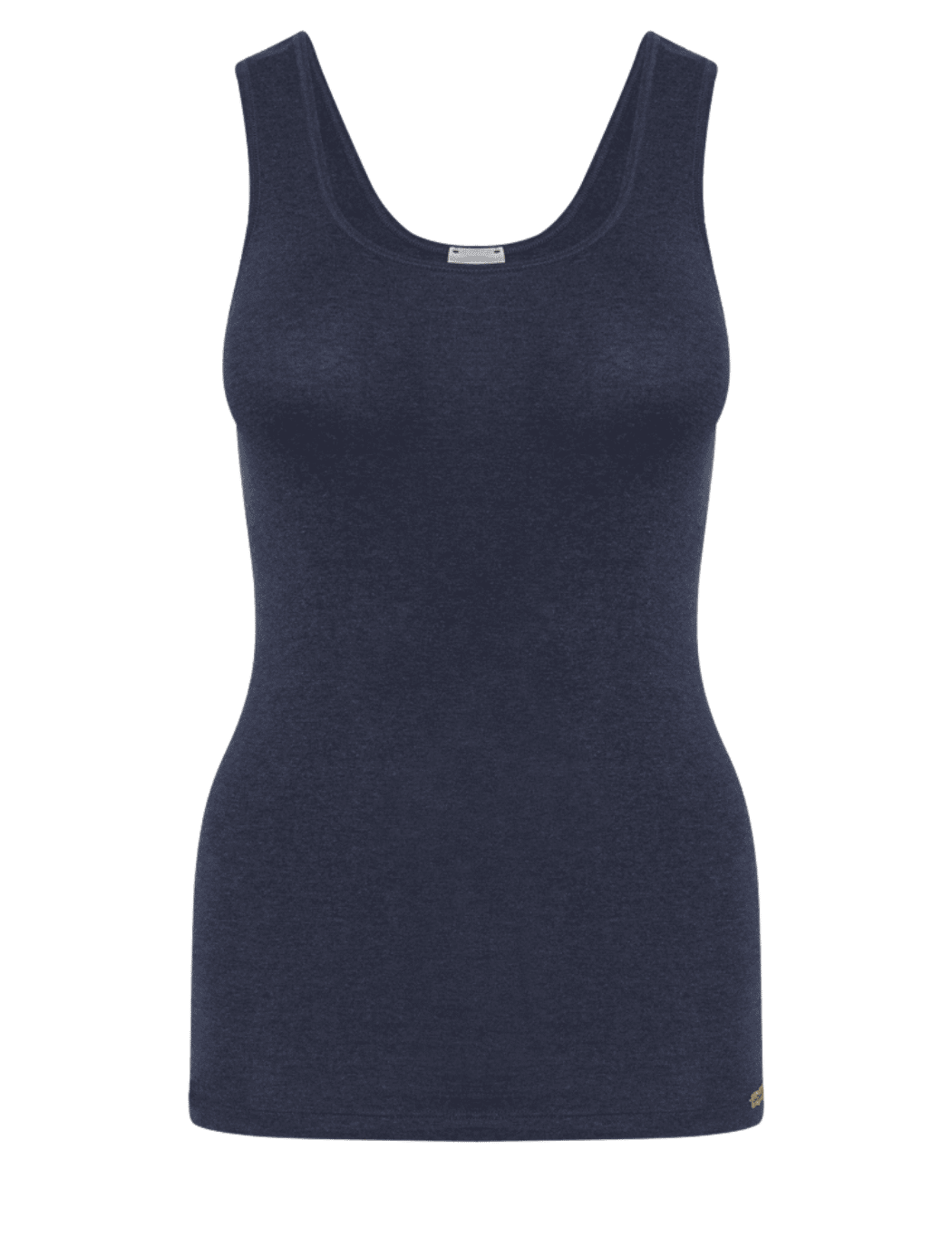 aloe green organic cotton vest on a white background