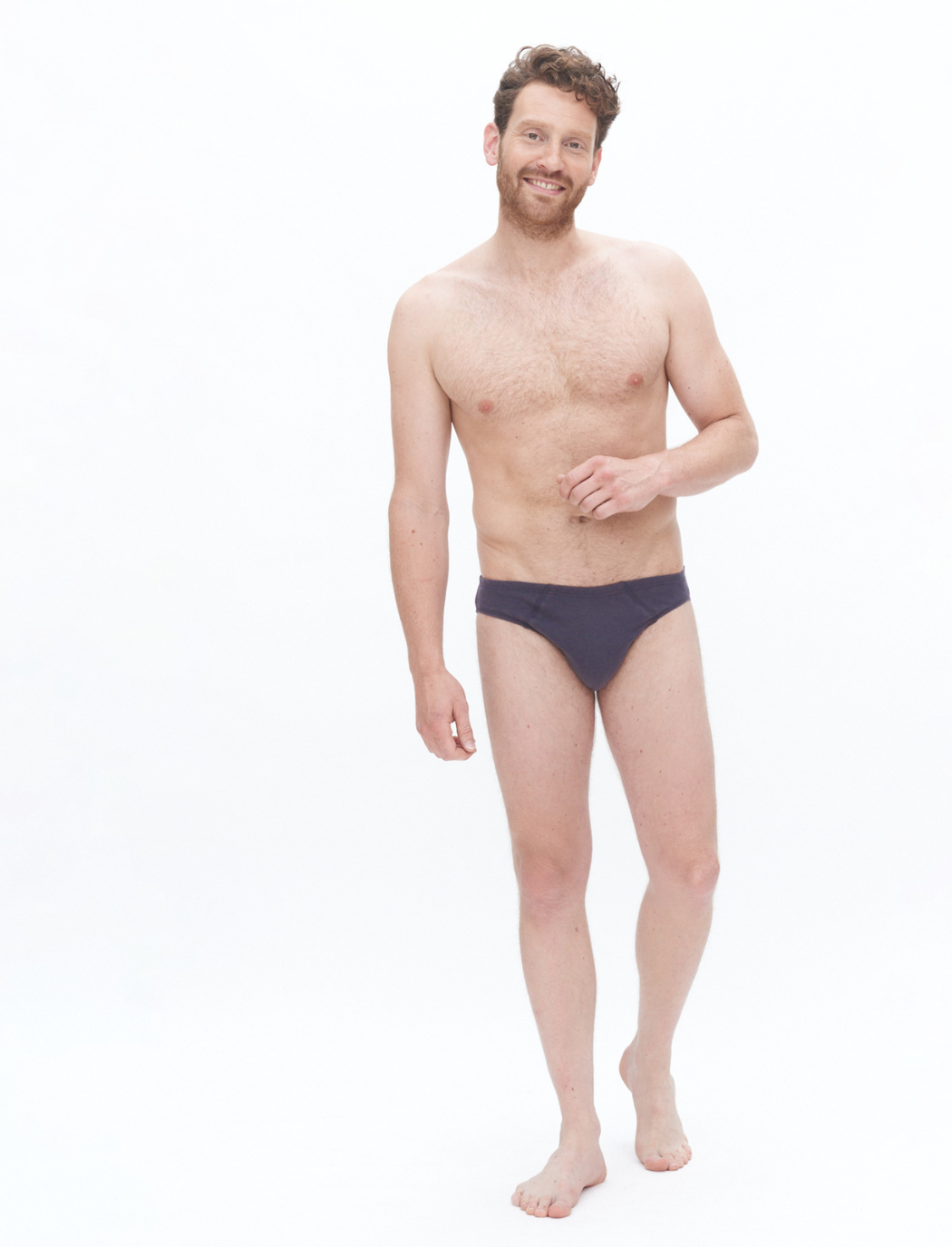 mens organic cotton sports style briefs 