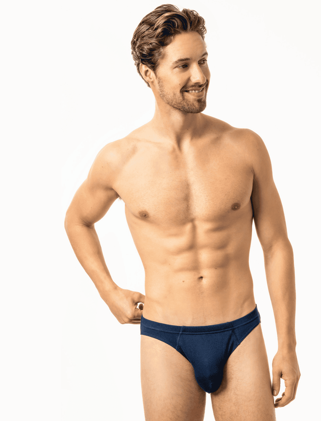 mens organic cotton sports style briefs 