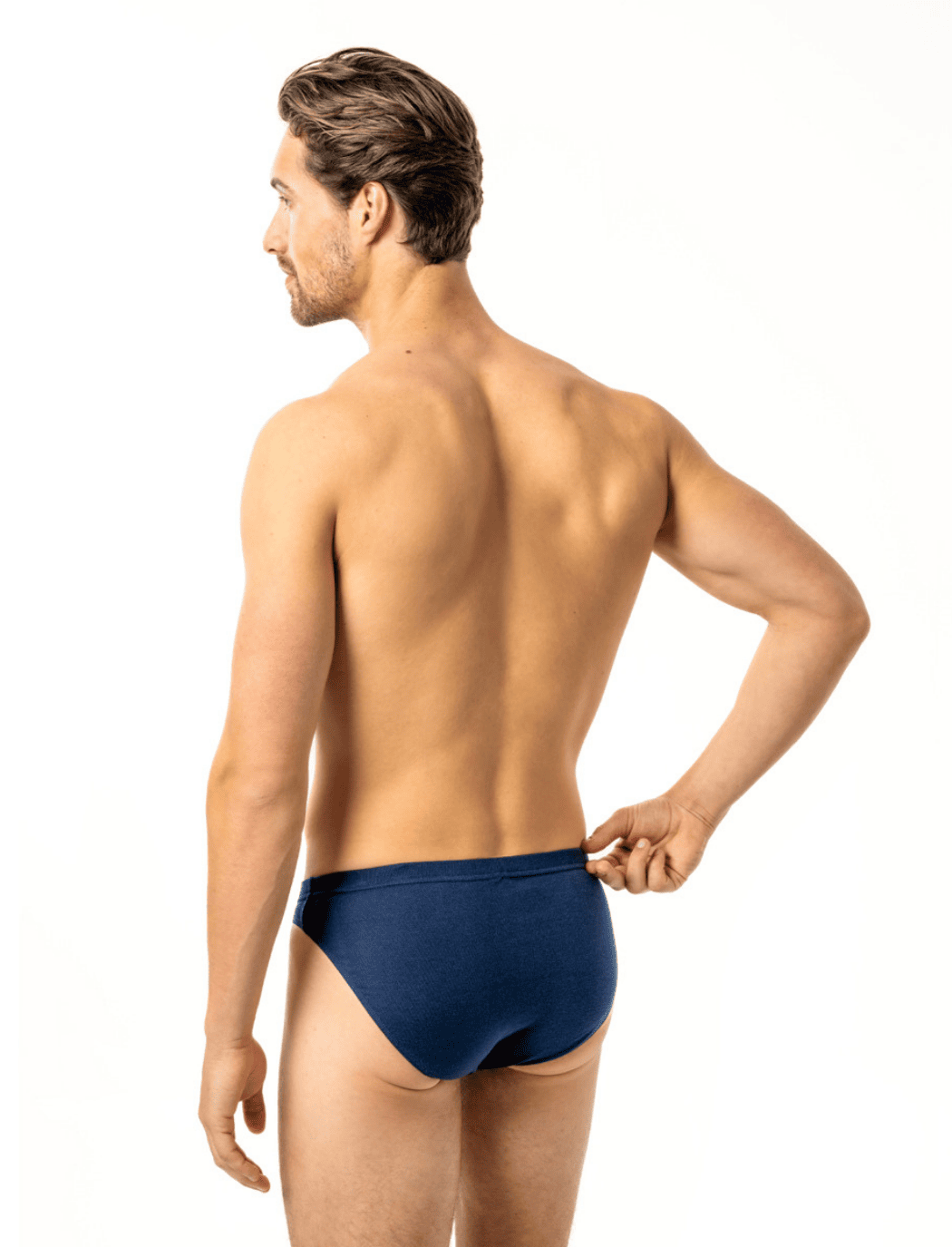 mens organic cotton sports style briefs 