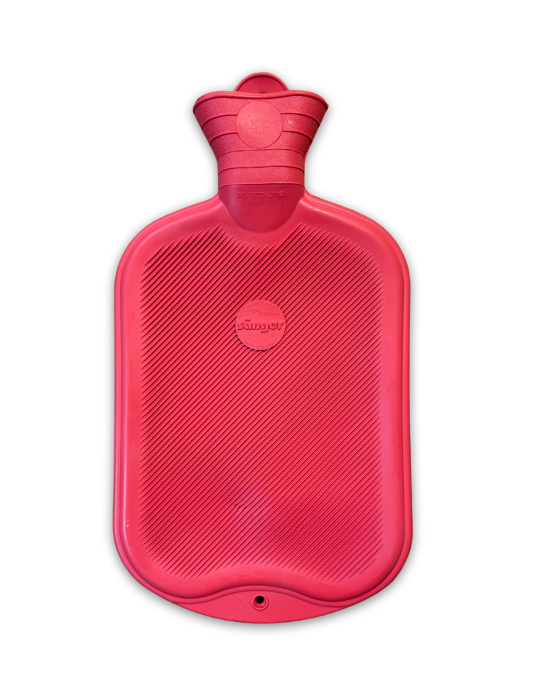 natural rubber hot water bottle 
