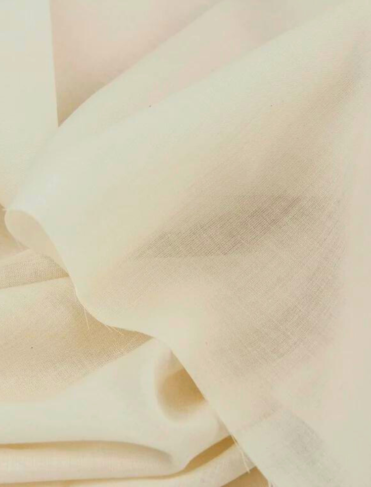 organic cotton batiste fabric available by the metre 