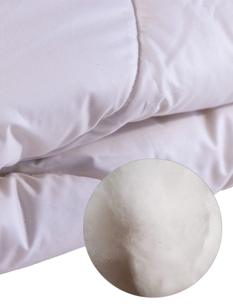 organic cotton lightweight summer duvet with undyed organic cotton cover 