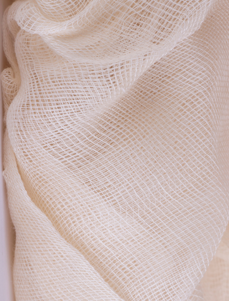  organic cotton gauze fabric available by the metre