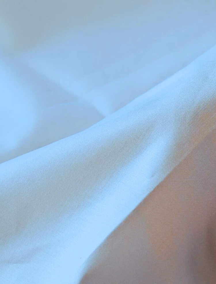 organic cotton percale fabric available by the metre