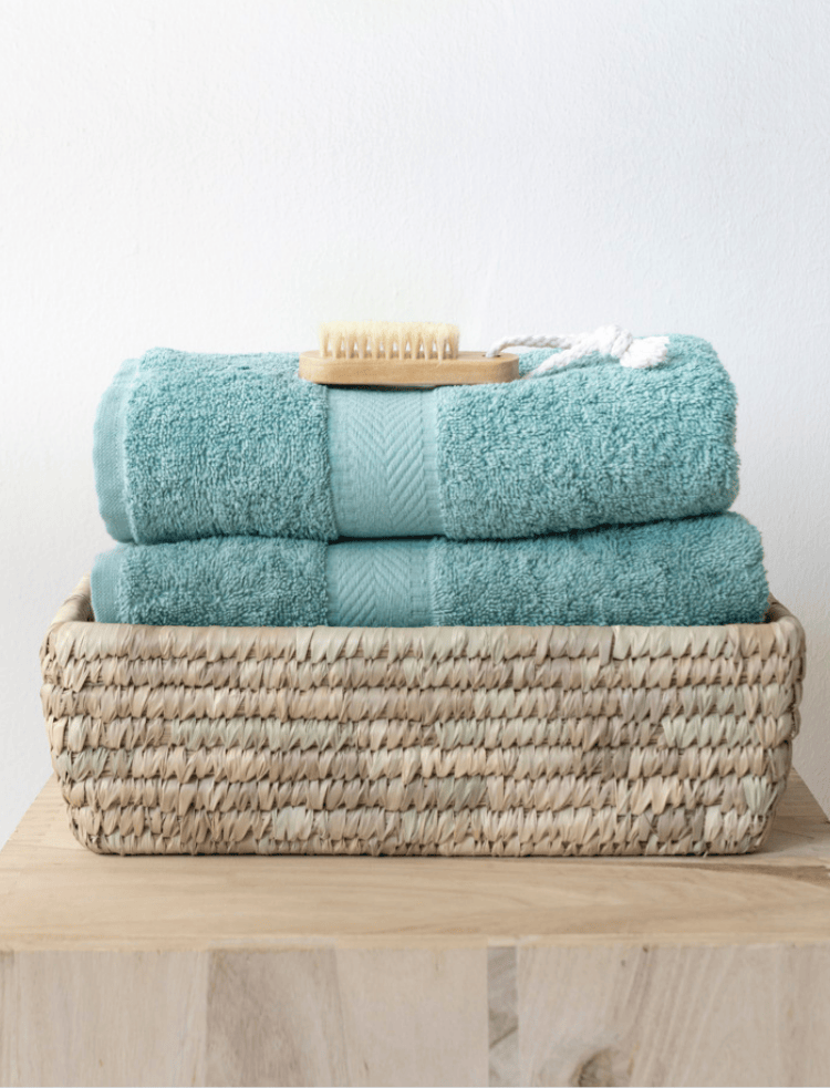 organic cotton shower towel
