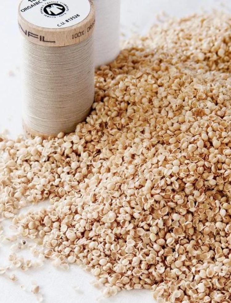 loose organic millet husks 