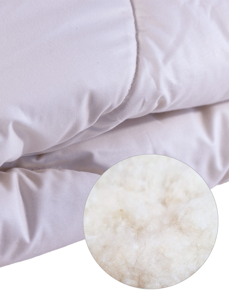 organic wool winter duvet with undyed organic cotton cover 