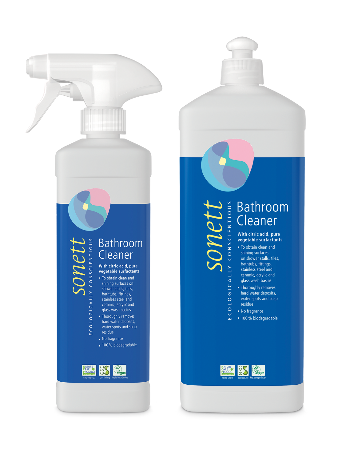 Sonett bathroom cleaner - natural alternative to bathroom cleaner