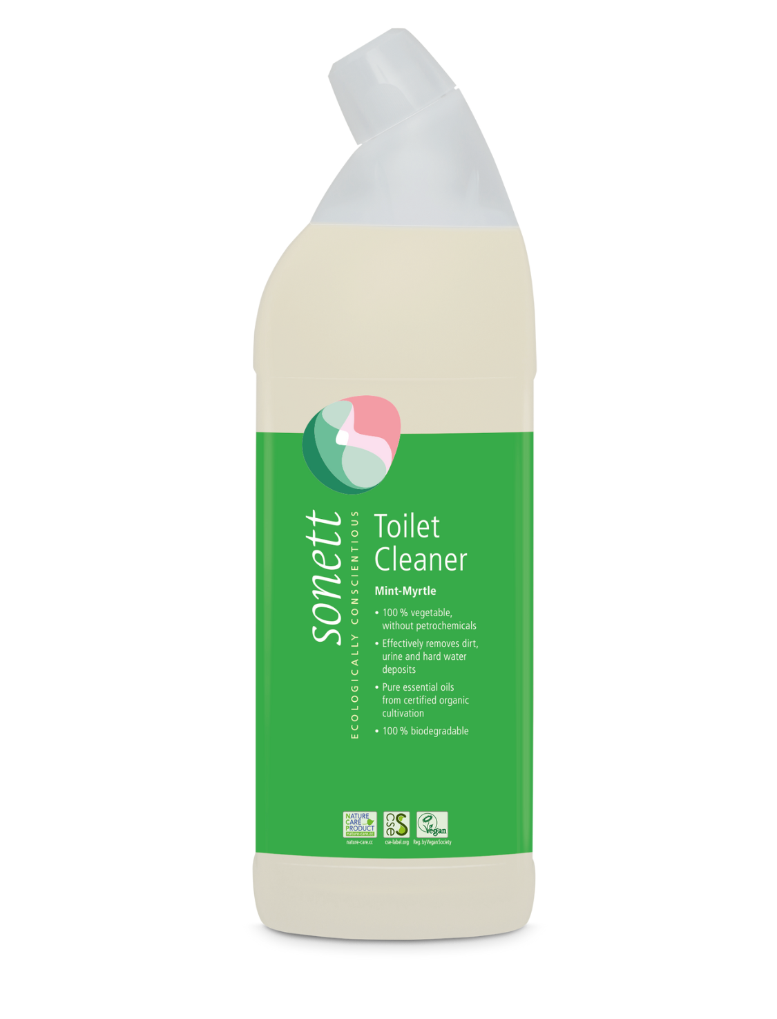 Sonett mint myrtle toilet cleaner 750ml dispenser