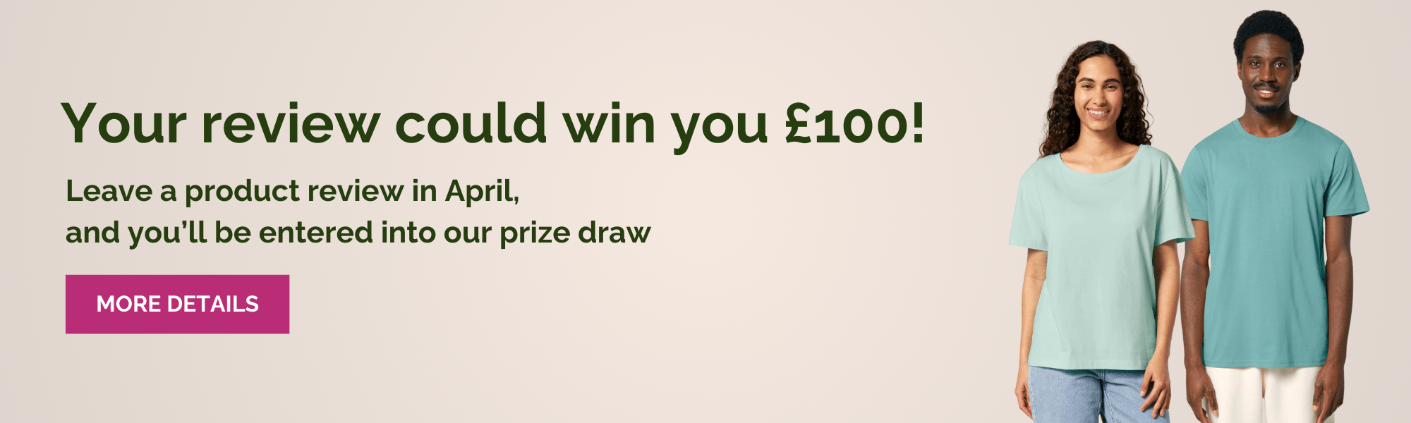 Win £100 to spend at Greenfibres when you leave a product review
