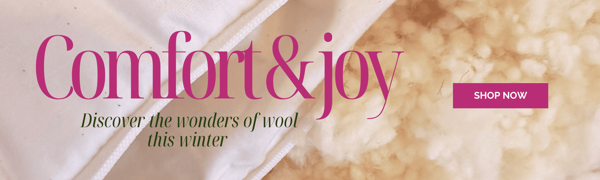 Discover the wonders of wool for bedding and clothing