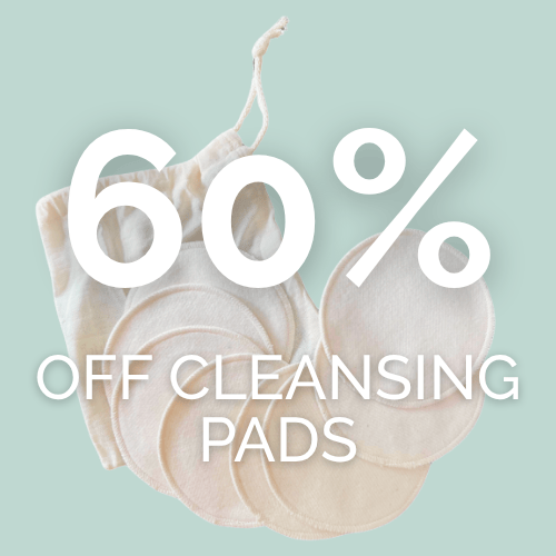 organic cotton cleansing pads