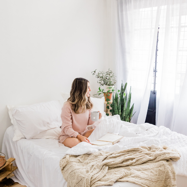 resting on a natural mattress