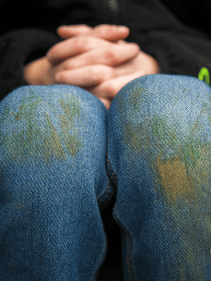 How to remove grass stains without harsh chemicals